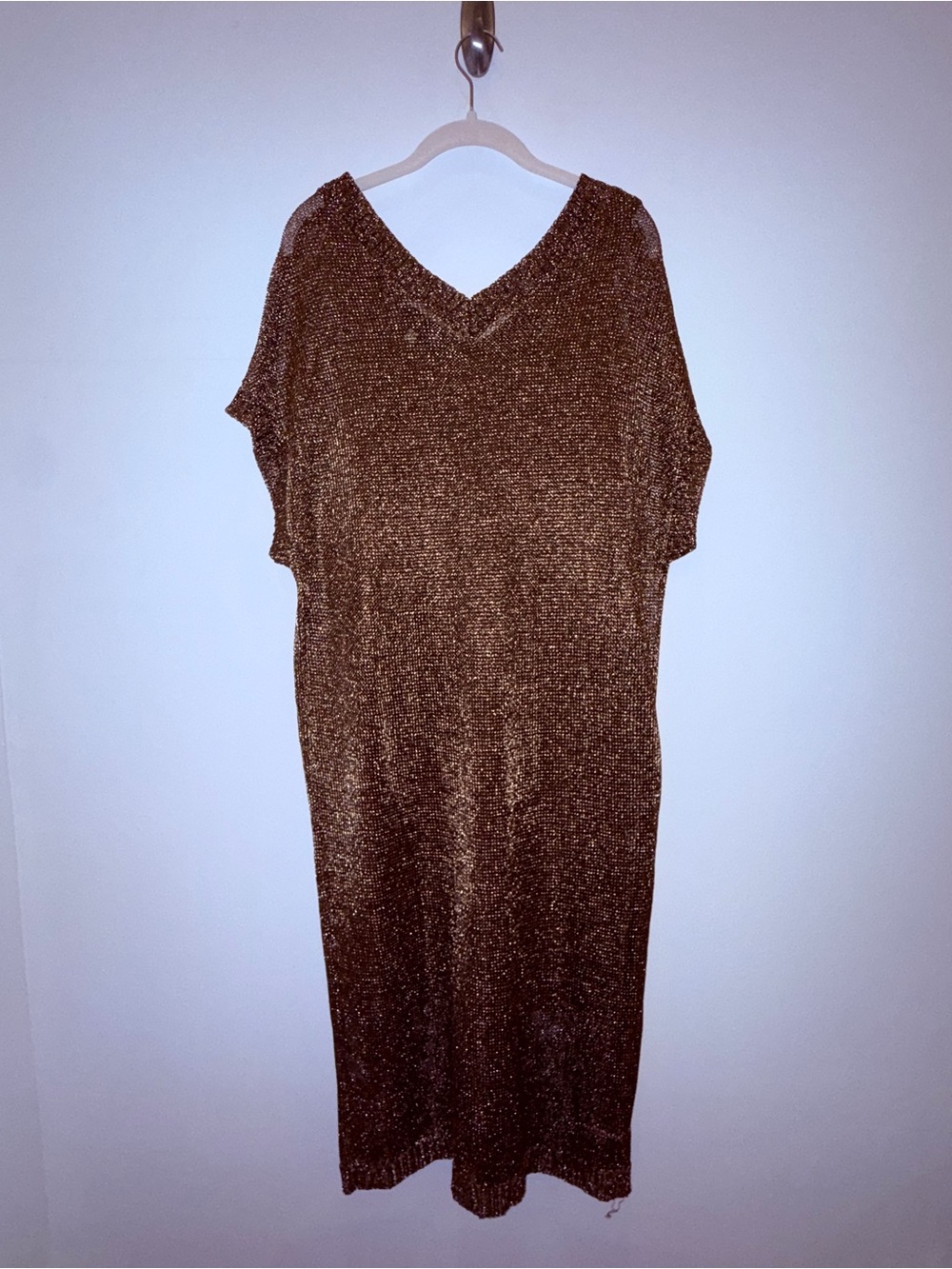 Tuckernuck Brown V-Neck Knit Midi Dress - Picture 9 of 9
